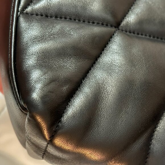 YSL lambskin black quilted shoulder bag - Picture 5 of 15